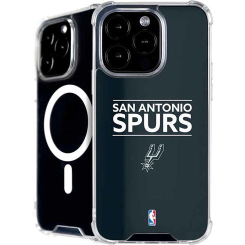 NBA San Antonio Spurs Standard - Black iPhone 16 Pro MagSafe Case
